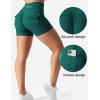 imageYEOREO CoreFlex Scrunch Workout Shorts with Pockets Charm Gym Biker Shorts for Women High Waisted Booty YogaLake Green