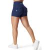 imageYEOREO CoreFlex Scrunch Workout Shorts with Pockets Charm Gym Biker Shorts for Women High Waisted Booty YogaNavy