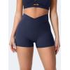 imageYEOREO CoreFlex Scrunch Workout Shorts with Pockets Charm Gym Biker Shorts for Women High Waisted Booty YogaNavy