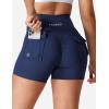 imageYEOREO CoreFlex Scrunch Workout Shorts with Pockets Charm Gym Biker Shorts for Women High Waisted Booty YogaNavy