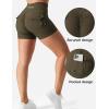 imageYEOREO CoreFlex Scrunch Workout Shorts with Pockets Charm Gym Biker Shorts for Women High Waisted Booty YogaOlive Green