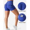 imageYEOREO CoreFlex Scrunch Workout Shorts with Pockets Charm Gym Biker Shorts for Women High Waisted Booty YogaRoyal Blue