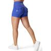 imageYEOREO CoreFlex Scrunch Workout Shorts with Pockets Charm Gym Biker Shorts for Women High Waisted Booty YogaRoyal Blue