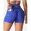 imageYEOREO CoreFlex Scrunch Workout Shorts with Pockets Charm Gym Biker Shorts for Women High Waisted Booty YogaRoyal Blue