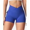 imageYEOREO CoreFlex Scrunch Workout Shorts with Pockets Charm Gym Biker Shorts for Women High Waisted Booty YogaRoyal Blue