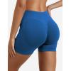 imageYEOREO SoftHue Women Workout Gym Impact Shorts Hidden Scrunch Butt Lifting 36quot45quot6quot Seamless ShortsAzure