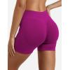 imageYEOREO SoftHue Women Workout Gym Impact Shorts Hidden Scrunch Butt Lifting 36quot45quot6quot Seamless ShortsBerry