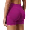 imageYEOREO SoftHue Women Workout Gym Impact Shorts Hidden Scrunch Butt Lifting 36quot45quot6quot Seamless ShortsBerry
