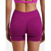 imageYEOREO SoftHue Women Workout Gym Impact Shorts Hidden Scrunch Butt Lifting 36quot45quot6quot Seamless ShortsBerry