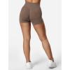 imageYEOREO SoftHue Women Workout Gym Impact Shorts Hidden Scrunch Butt Lifting 36quot45quot6quot Seamless ShortsBrown