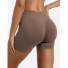 imageYEOREO SoftHue Women Workout Gym Impact Shorts Hidden Scrunch Butt Lifting 36quot45quot6quot Seamless ShortsBrown