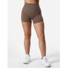 imageYEOREO SoftHue Women Workout Gym Impact Shorts Hidden Scrunch Butt Lifting 36quot45quot6quot Seamless ShortsBrown