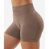 imageYEOREO SoftHue Women Workout Gym Impact Shorts Hidden Scrunch Butt Lifting 36quot45quot6quot Seamless ShortsBrown