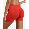 imageYEOREO SoftHue Women Workout Gym Impact Shorts Hidden Scrunch Butt Lifting 36quot45quot6quot Seamless ShortsChili Red