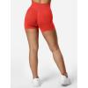 imageYEOREO SoftHue Women Workout Gym Impact Shorts Hidden Scrunch Butt Lifting 36quot45quot6quot Seamless ShortsChili Red