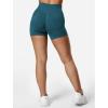 imageYEOREO SoftHue Women Workout Gym Impact Shorts Hidden Scrunch Butt Lifting 36quot45quot6quot Seamless ShortsDark Green