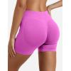 imageYEOREO SoftHue Women Workout Gym Impact Shorts Hidden Scrunch Butt Lifting 36quot45quot6quot Seamless ShortsFloral Pink