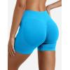 imageYEOREO SoftHue Women Workout Gym Impact Shorts Hidden Scrunch Butt Lifting 36quot45quot6quot Seamless ShortsGlacier Blue