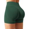 imageYEOREO SoftHue Women Workout Gym Impact Shorts Hidden Scrunch Butt Lifting 36quot45quot6quot Seamless ShortsGreen Marble