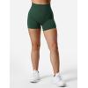 imageYEOREO SoftHue Women Workout Gym Impact Shorts Hidden Scrunch Butt Lifting 36quot45quot6quot Seamless ShortsGreen Marble