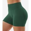 imageYEOREO SoftHue Women Workout Gym Impact Shorts Hidden Scrunch Butt Lifting 36quot45quot6quot Seamless ShortsGreen Marble