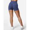 imageYEOREO SoftHue Women Workout Gym Impact Shorts Hidden Scrunch Butt Lifting 36quot45quot6quot Seamless ShortsGrey Blue