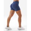 imageYEOREO SoftHue Women Workout Gym Impact Shorts Hidden Scrunch Butt Lifting 36quot45quot6quot Seamless ShortsGrey Blue