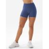 imageYEOREO SoftHue Women Workout Gym Impact Shorts Hidden Scrunch Butt Lifting 36quot45quot6quot Seamless ShortsGrey Blue