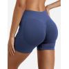 imageYEOREO SoftHue Women Workout Gym Impact Shorts Hidden Scrunch Butt Lifting 36quot45quot6quot Seamless ShortsGrey Blue
