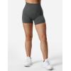 imageYEOREO SoftHue Women Workout Gym Impact Shorts Hidden Scrunch Butt Lifting 36quot45quot6quot Seamless ShortsGrey Marble
