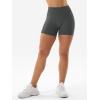 imageYEOREO SoftHue Women Workout Gym Impact Shorts Hidden Scrunch Butt Lifting 36quot45quot6quot Seamless ShortsGrey Marble
