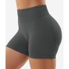 imageYEOREO SoftHue Women Workout Gym Impact Shorts Hidden Scrunch Butt Lifting 36quot45quot6quot Seamless ShortsGrey Marble