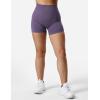imageYEOREO SoftHue Women Workout Gym Impact Shorts Hidden Scrunch Butt Lifting 36quot45quot6quot Seamless ShortsHaze Purple
