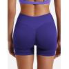 imageYEOREO SoftHue Women Workout Gym Impact Shorts Hidden Scrunch Butt Lifting 36quot45quot6quot Seamless ShortsIndigo
