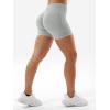 imageYEOREO SoftHue Women Workout Gym Impact Shorts Hidden Scrunch Butt Lifting 36quot45quot6quot Seamless ShortsLight Grey