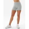 imageYEOREO SoftHue Women Workout Gym Impact Shorts Hidden Scrunch Butt Lifting 36quot45quot6quot Seamless ShortsLight Grey