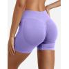 imageYEOREO SoftHue Women Workout Gym Impact Shorts Hidden Scrunch Butt Lifting 36quot45quot6quot Seamless ShortsLight Purple