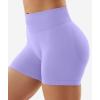 imageYEOREO SoftHue Women Workout Gym Impact Shorts Hidden Scrunch Butt Lifting 36quot45quot6quot Seamless ShortsLight Purple