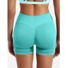 imageYEOREO SoftHue Women Workout Gym Impact Shorts Hidden Scrunch Butt Lifting 36quot45quot6quot Seamless ShortsMint Green