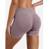 imageYEOREO SoftHue Women Workout Gym Impact Shorts Hidden Scrunch Butt Lifting 36quot45quot6quot Seamless ShortsMocha