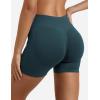 imageYEOREO SoftHue Women Workout Gym Impact Shorts Hidden Scrunch Butt Lifting 36quot45quot6quot Seamless ShortsNavy