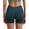 imageYEOREO SoftHue Women Workout Gym Impact Shorts Hidden Scrunch Butt Lifting 36quot45quot6quot Seamless ShortsNavy