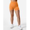 imageYEOREO SoftHue Women Workout Gym Impact Shorts Hidden Scrunch Butt Lifting 36quot45quot6quot Seamless ShortsOrange