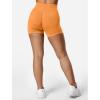 imageYEOREO SoftHue Women Workout Gym Impact Shorts Hidden Scrunch Butt Lifting 36quot45quot6quot Seamless ShortsOrange