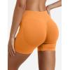 imageYEOREO SoftHue Women Workout Gym Impact Shorts Hidden Scrunch Butt Lifting 36quot45quot6quot Seamless ShortsOrange