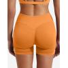 imageYEOREO SoftHue Women Workout Gym Impact Shorts Hidden Scrunch Butt Lifting 36quot45quot6quot Seamless ShortsOrange