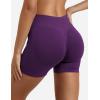 imageYEOREO SoftHue Women Workout Gym Impact Shorts Hidden Scrunch Butt Lifting 36quot45quot6quot Seamless ShortsPurple