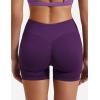 imageYEOREO SoftHue Women Workout Gym Impact Shorts Hidden Scrunch Butt Lifting 36quot45quot6quot Seamless ShortsPurple