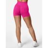 imageYEOREO SoftHue Women Workout Gym Impact Shorts Hidden Scrunch Butt Lifting 36quot45quot6quot Seamless ShortsRose
