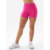 imageYEOREO SoftHue Women Workout Gym Impact Shorts Hidden Scrunch Butt Lifting 36quot45quot6quot Seamless ShortsRose